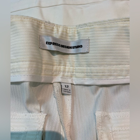 4 Pack Cotton Capri Crop Pants Front Zipper Hook Closure - Black, Khaki, White - Picture 10 of 16